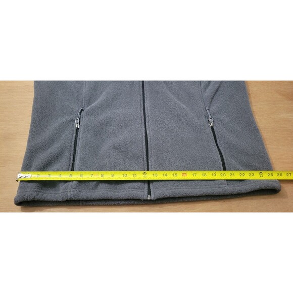 LL Bean Fleece Jacket Women’s 2X Gray Full Zip Polartec Classic - Picture 8 of 9